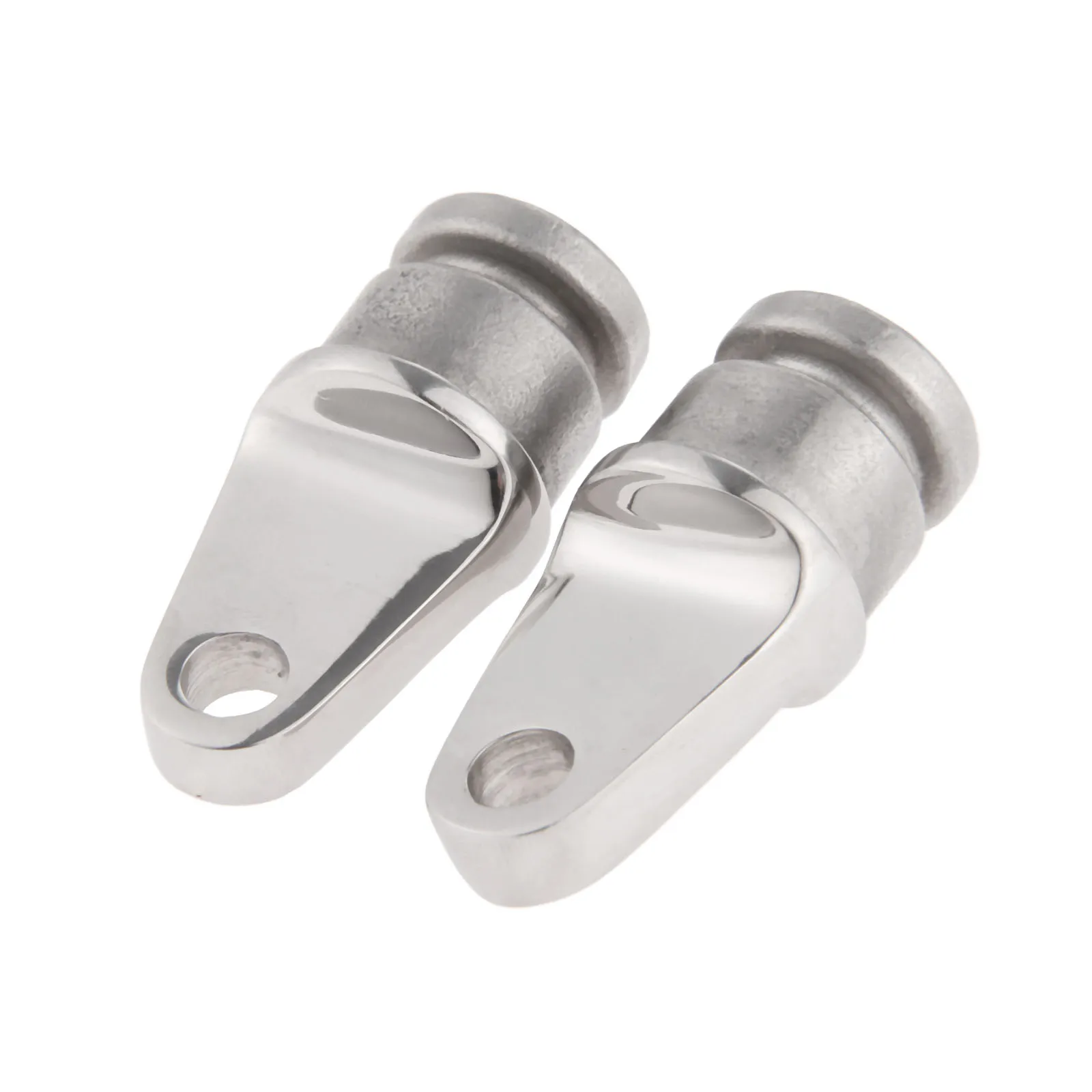 2pcs Stainless Steel Yacht Boats Accessories Marine For 22mm 7/8