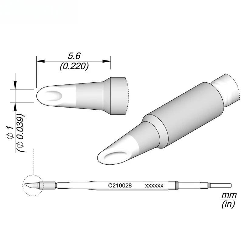 

JBC Precision Handle Dedicated C210 Series Spoon Type Iron Head [60 Days Delivery]]