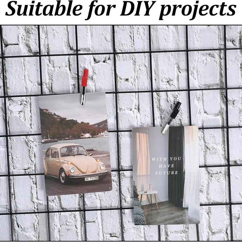 ABNO-10Pcs الأحمر والأسود التمساح كليبستيرمينال اختبار المشابك المعدنية الصغيرة الكهربائية المشابك لبطارية اختبار السيارة الكهربائية