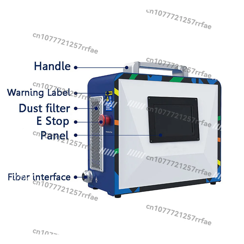 10kg Mini 600W QCW Laser Welder Briefcase Size Portable Spot Welder Peak Power 600W Average Power 300W