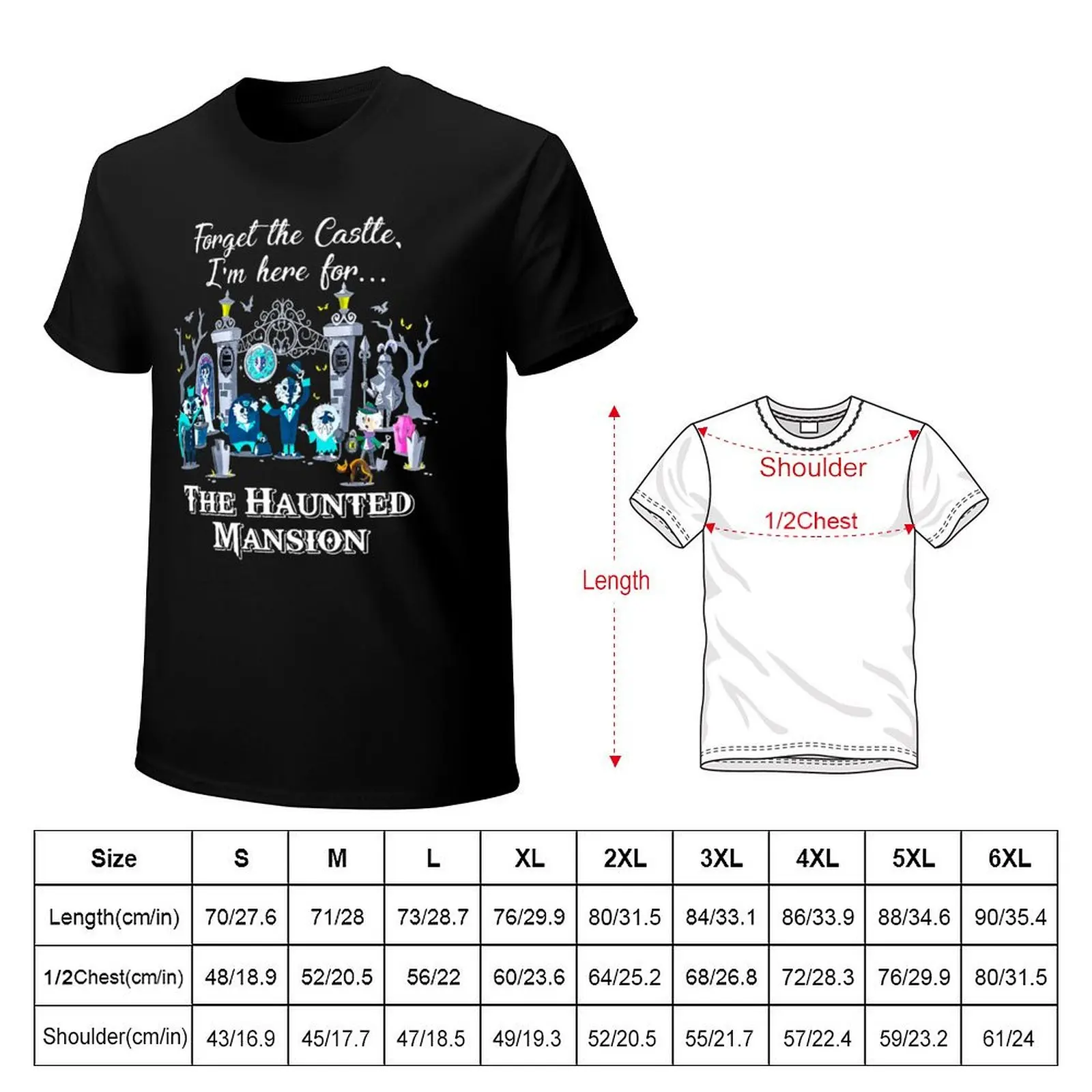 Connector Dread Manor Magic Kingdom Cute Forget The Castle I M Here For the haunted movie mansion Hitchhik T-Shirt