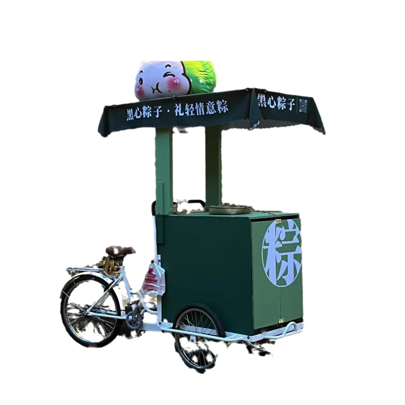 

Promotion display Internet celebrity coffee cart stall three wheels commercial square market stall car