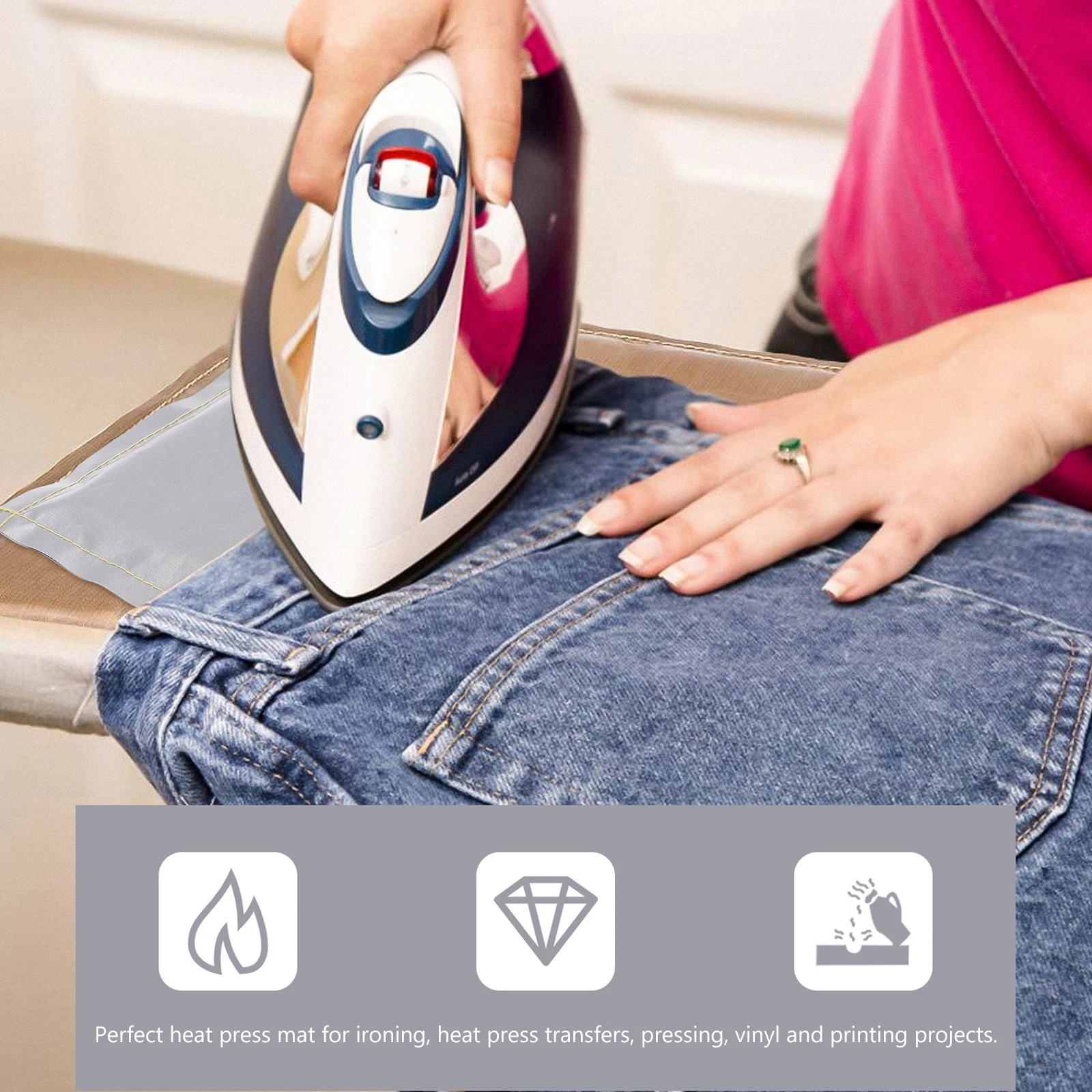

Press Pillow Resistant Ironing For Clothing Transfer Projects Heat Press Mat Tool Ironing Pillow Clothing Heat