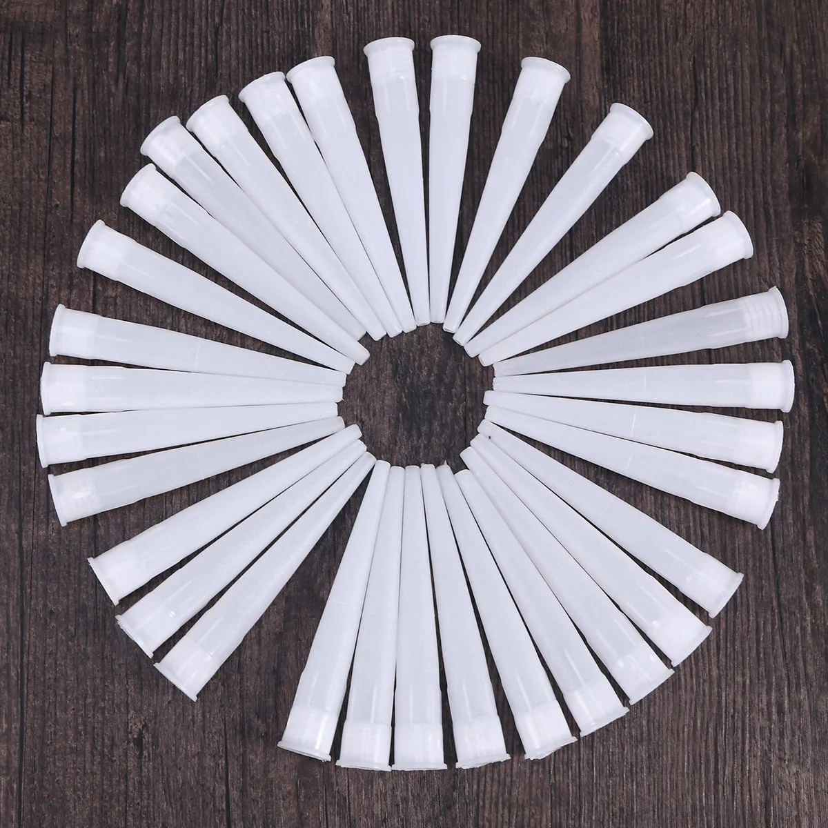 

20 шт. пластиковых насадок для герметика без изгиба, универсальные с резьбовым основанием, для строительных и промышленных работ