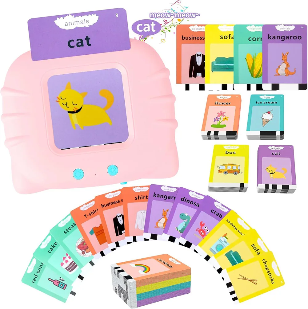 Carte Flash créative pour l'éducation précoce, jouets d'apprentissage, carte Flash parlante, système d'apprentissage de l'anglais pour les tout-petits et les enfants d'âge préscolaire