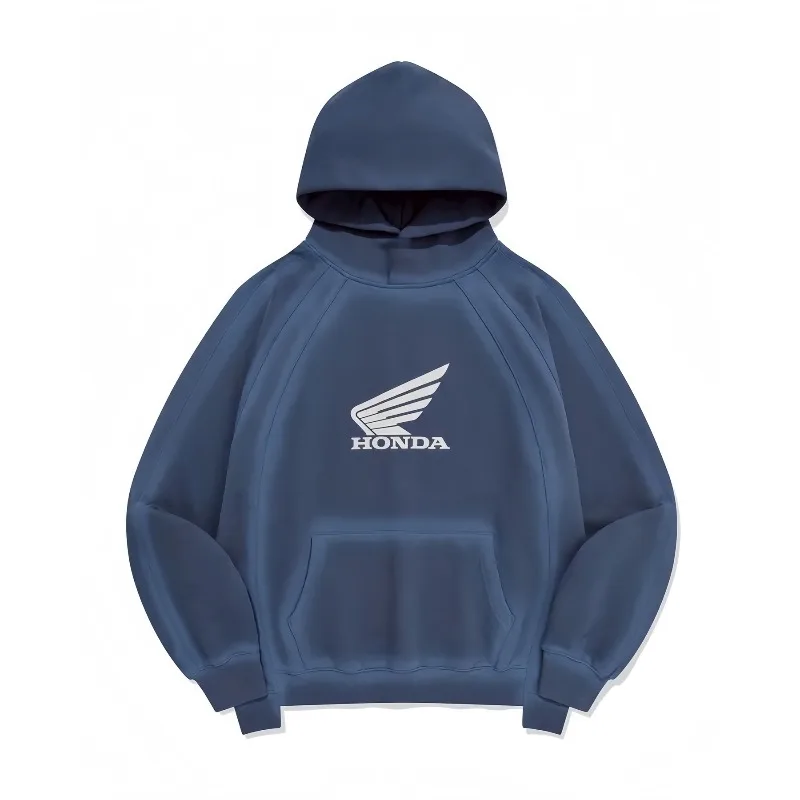 

Мужские и женские толстовки Honda 2026: спортивные, для фитнеса, модные, 100% хлопок, повседневные пуловеры в уличном стиле