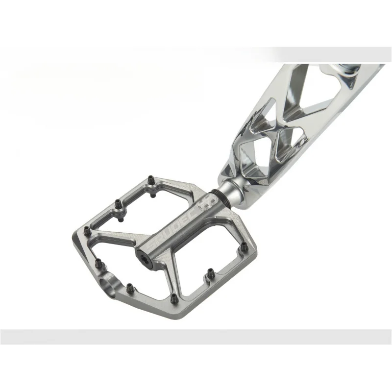 

SRUOEC MTB Road Bike Pedals Aluminum Alloy 3 Sealed Bearings Self-Lubricating Large Platform for Mountain Folding Bicycle