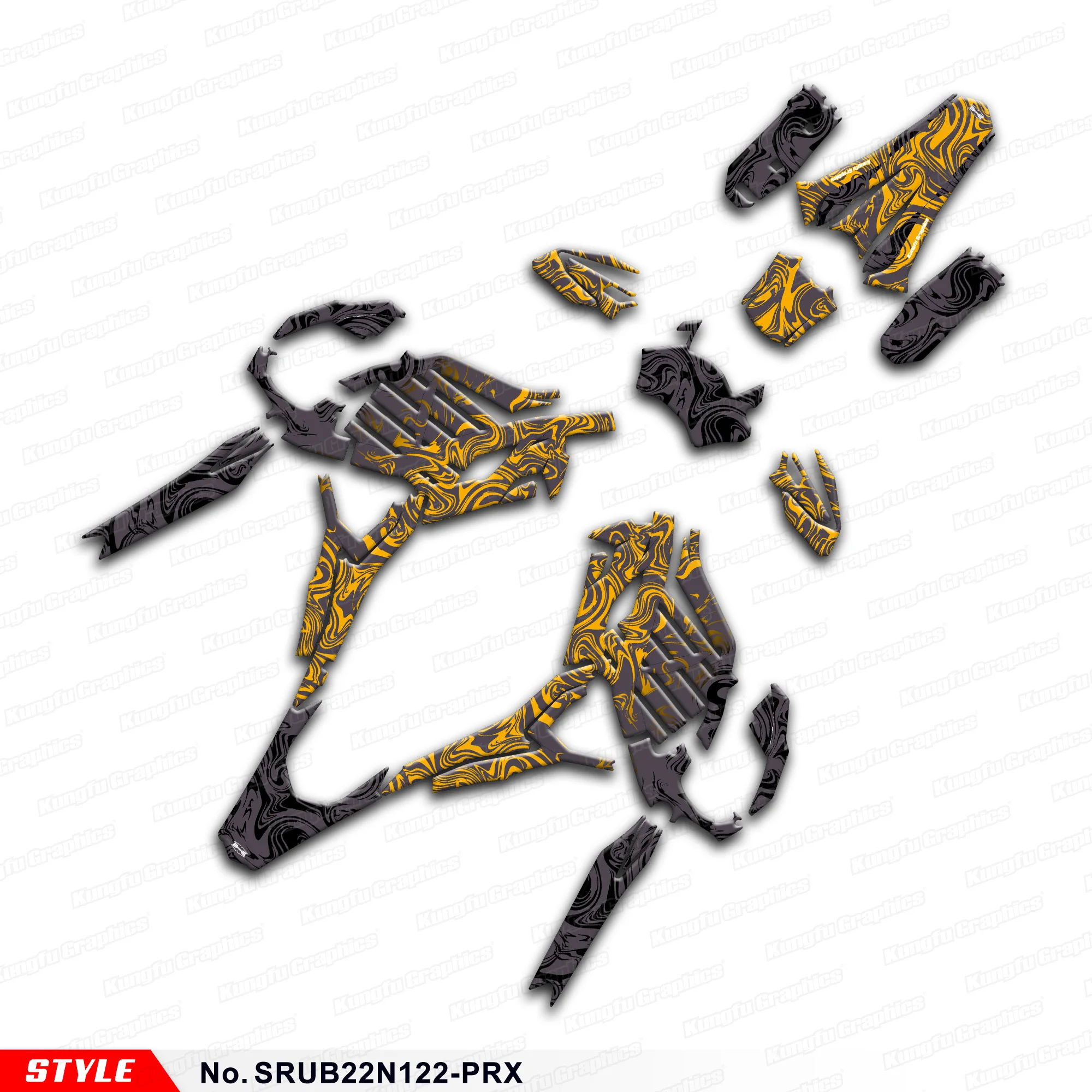 

JY RACINGCustom Motorcycle Graphics Durable Vinyl for Surron Ultra Bee / Ultra bee R Dirt eBike Durable Decal Kit, Protector