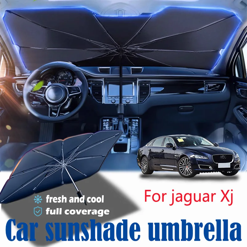 For  jaguar  Xj  front windshield panel, sun visor, summer accessories, heat insulation, sun shading, and sun protection