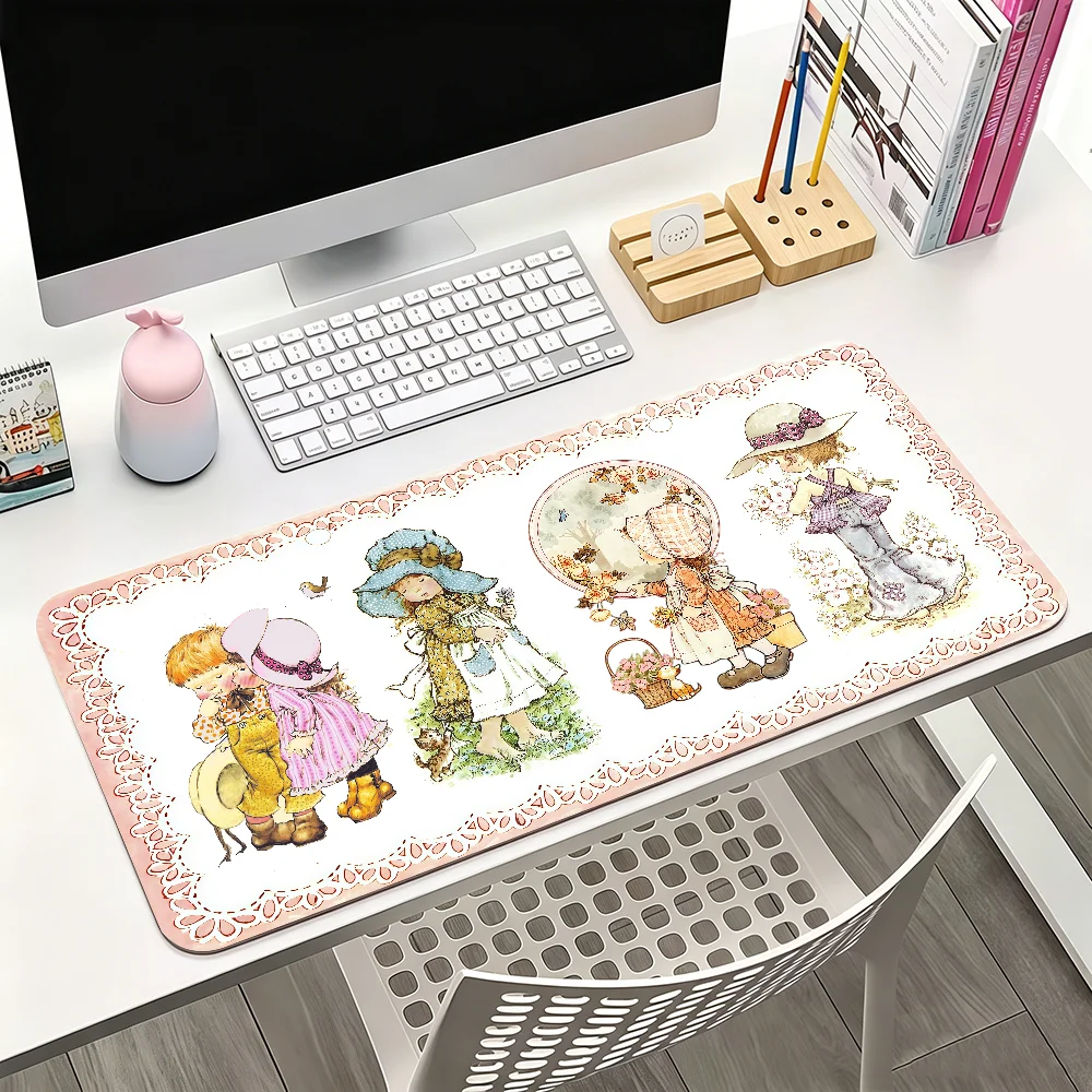Art S-Sarah Kay Cartoon girl cute Mouse Pad For Office Gaming And Keyboards Non-Slip Large Waterproof