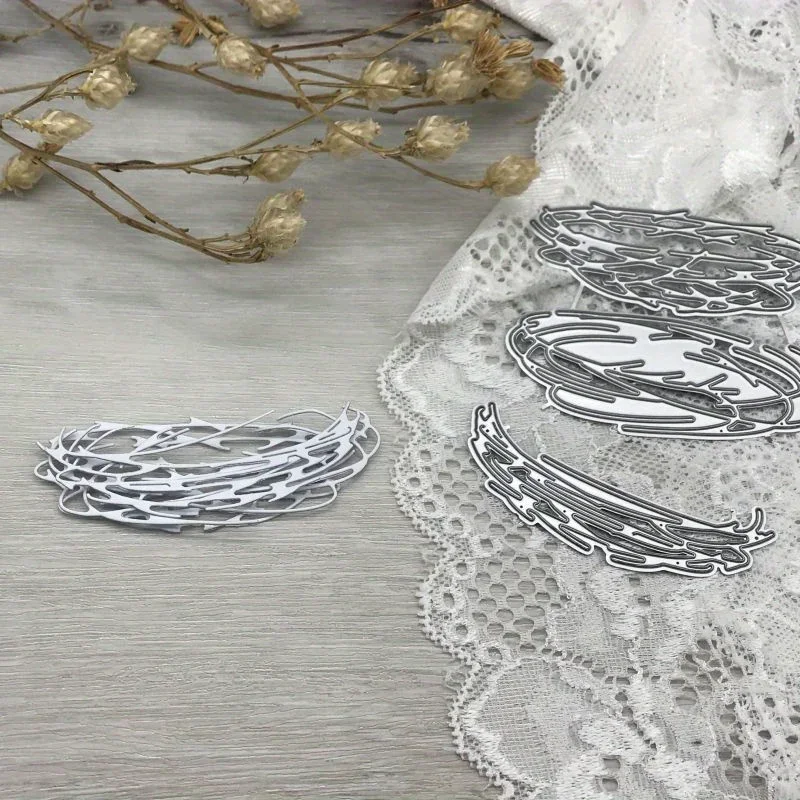 1pcs Piggy Craft metal cutting dies cut die mold bird's nest decoration Scrapbook paper craft blade punch stencils dies