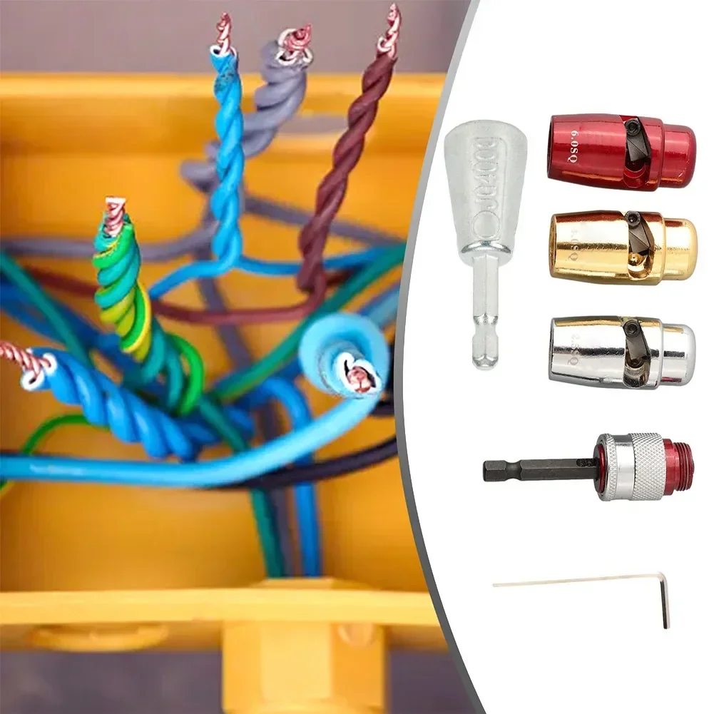 Imagem -06 - Fio Stripper para Broca Fio Stripping Tool Twisting Connector Grupo Power Drivers Twister Twisted Cable