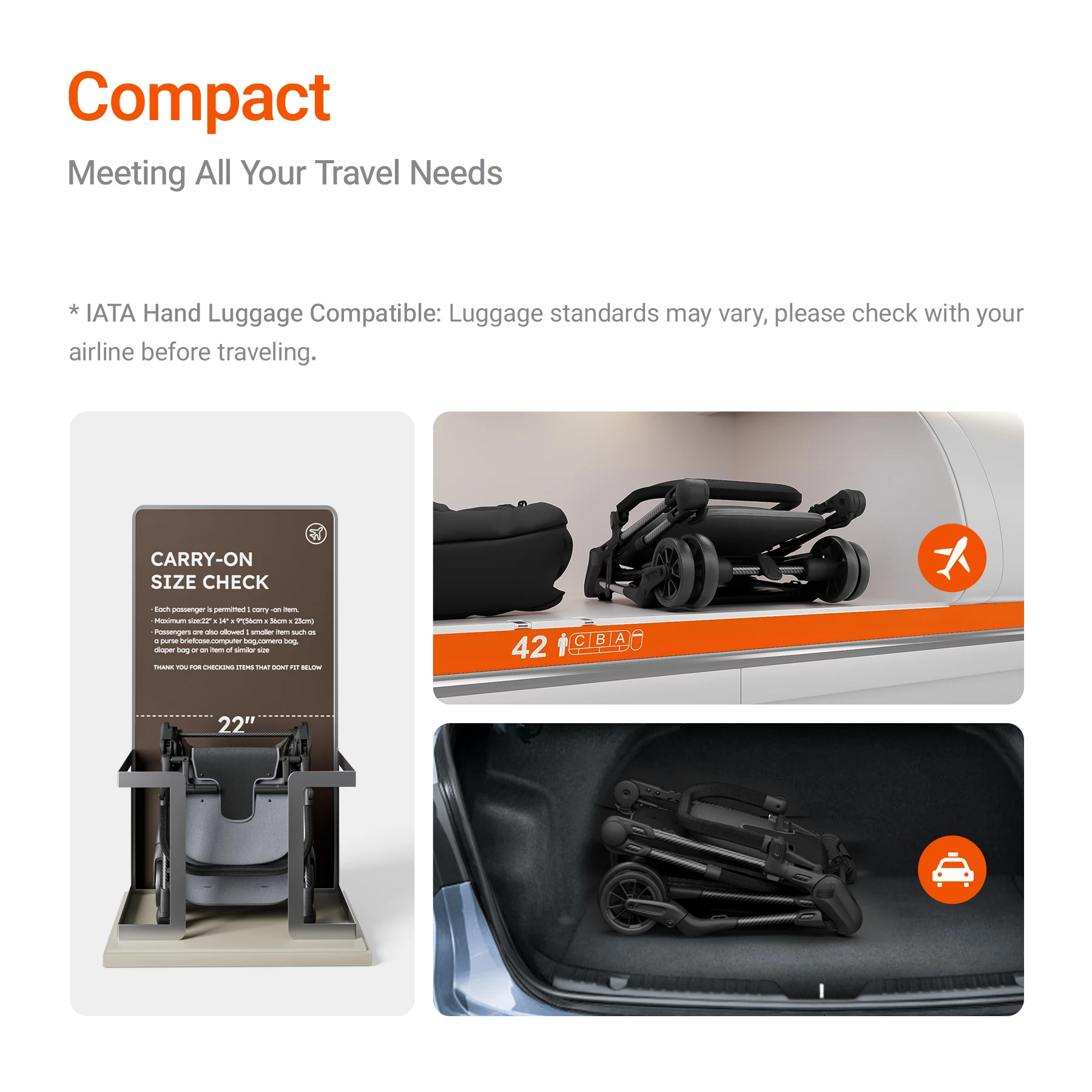 Сверхлегкая дорожная коляска — рама из углеродного волокна 9,9 фунта, навес UPF50+ и 5-точечный ремень безопасности (MAMAZING Ultra Air X, черный)