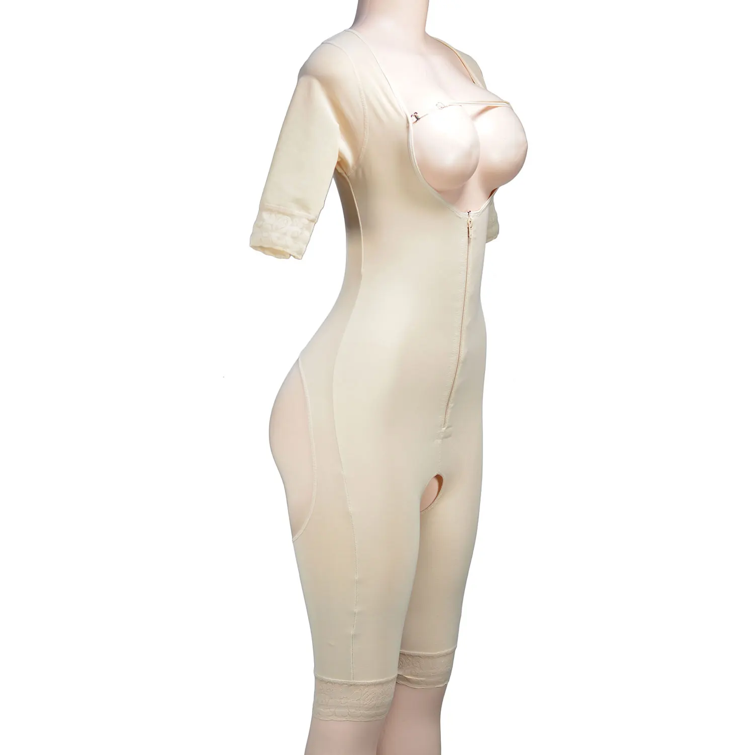 Bodysuit Shapewear High-waisted Belly Lift But Lifter Tummy Control Buttocks Belly Tuck Wear Breathable Body Corset