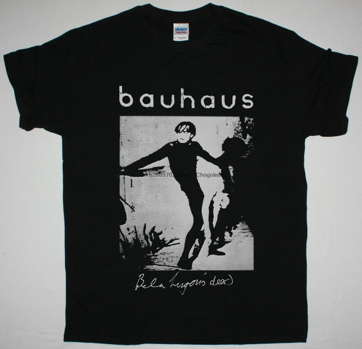 

BAUHAUS BELA LUGOSI’S DEAD BLACK T SHIRT THE SISTERS OF MERCY