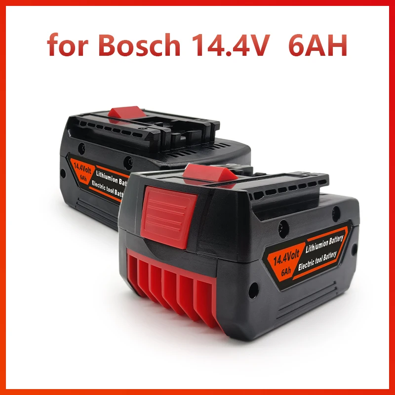 

14.4V 6000mAh For Bosch Rechargeable Li-ion Battery,For Power Tool GBH GDR GSR 1080 DDS180 BAT614G Replacement Battery