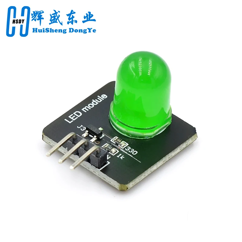 5pcs DC 3.3v-5v 10mm light-emitting module led sensor LED indicator light-emitting tube module for arduino Red Blue Green