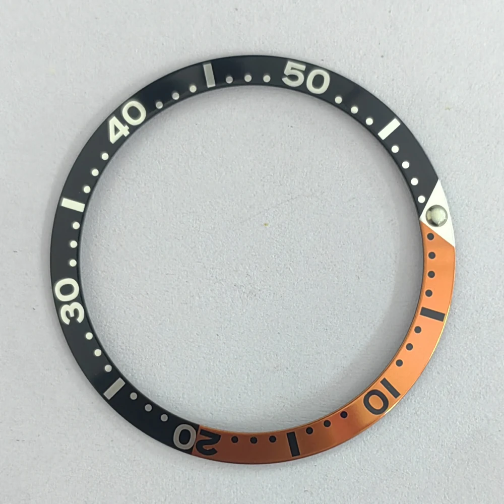 

Watch Accessories Retro Watch Bezels, 36.5mm 30.7mm Aluminum Bezel Watch Case Ring Mouth Replacement Repair Parts