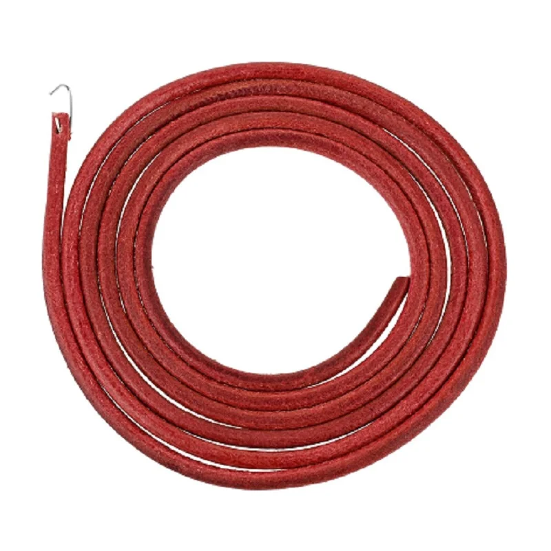 6FT Sewing Machine Leather Belt Treadle Parts w/Hook Fit For Singer Home Household Old Sewing Machines 3/16