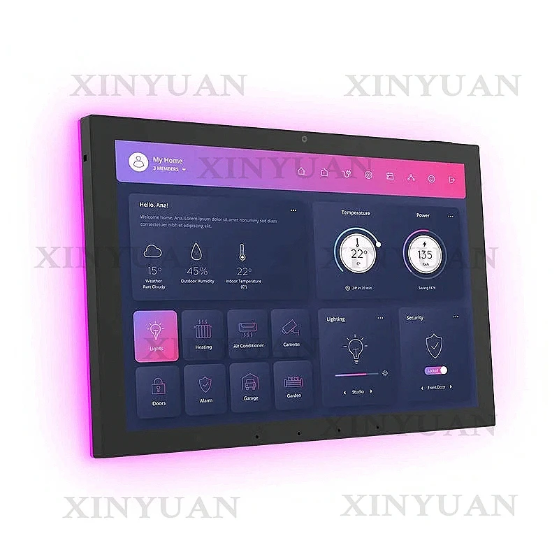 Smart Control Panel, 10.1 Inch Android 14 8-Core 4G+64G POE RGB Light Smart Home Assistant Pad with Fluent Touch Control