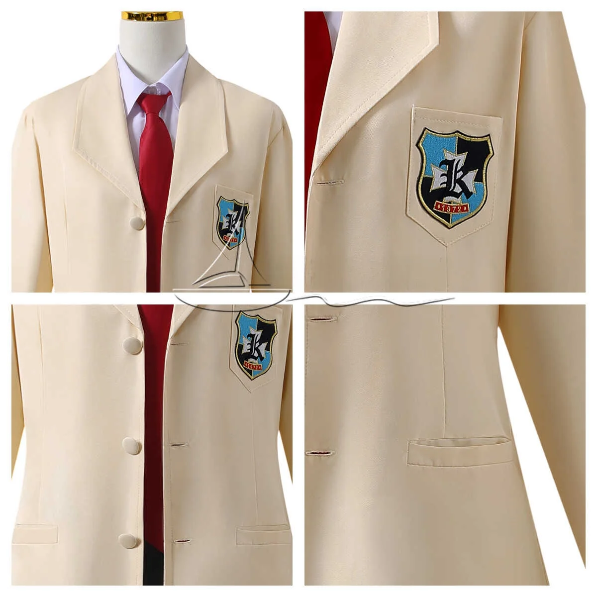 

Clannad Cosplay Costume Men's orm Gakupo Kanazawa High School Outfit Anime Themed Clothing for over 4 Years Old