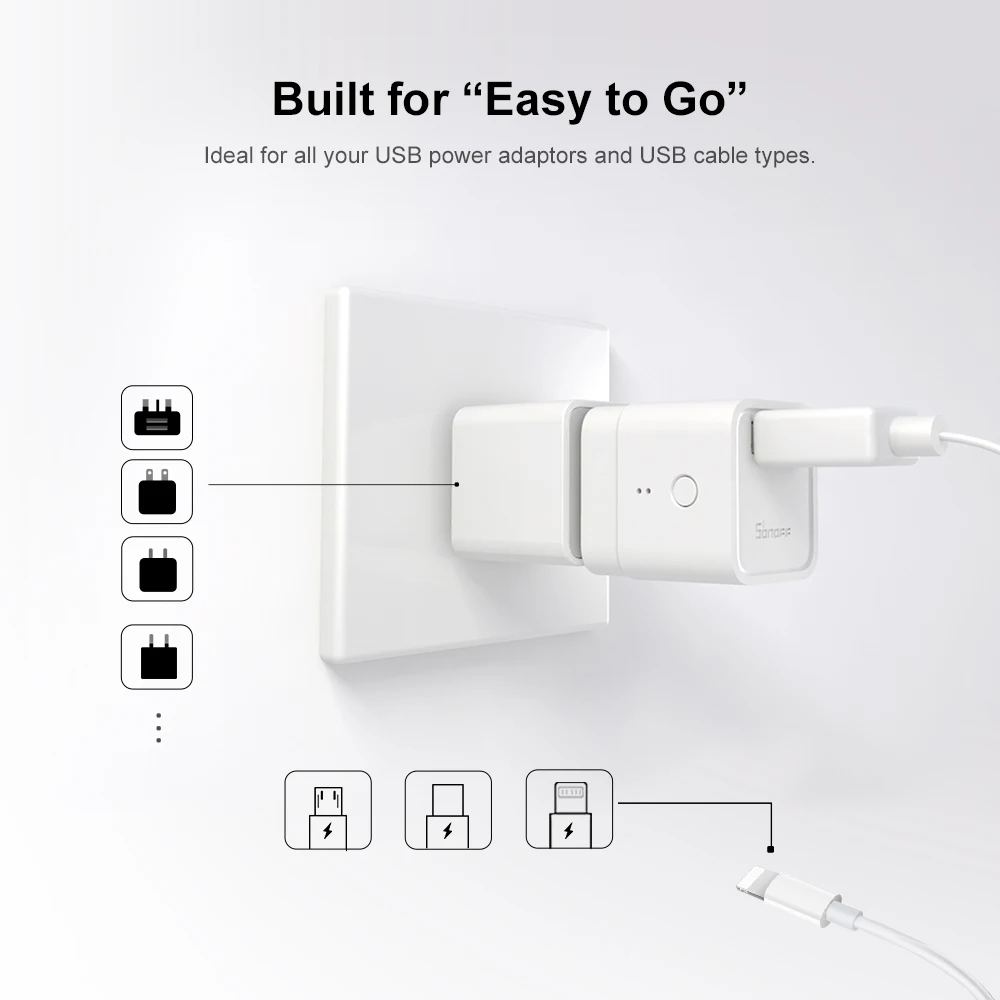 SONOFF Micro 5V USB WiFi 스마트 어댑터 무선 eWeLink APP 제어 Google Alexa 음성 제어 스마트 타이밍 스위치 미니 어댑터