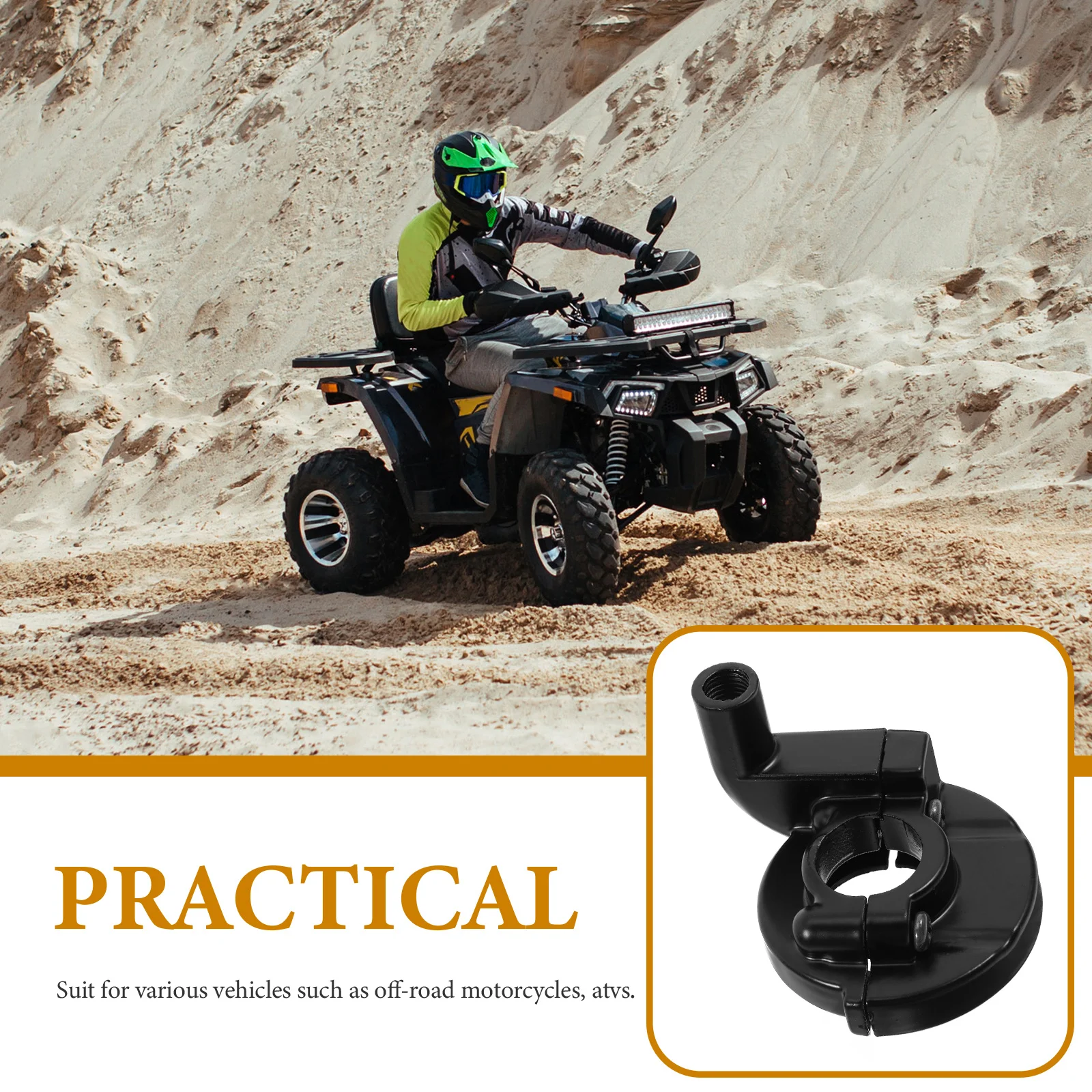 

Throttle Housing Bracket Firm Aluminum Throttle Cable Grip Casing for 50cc-250cc Pit Bike Atv Minibike Parts Atv Parts