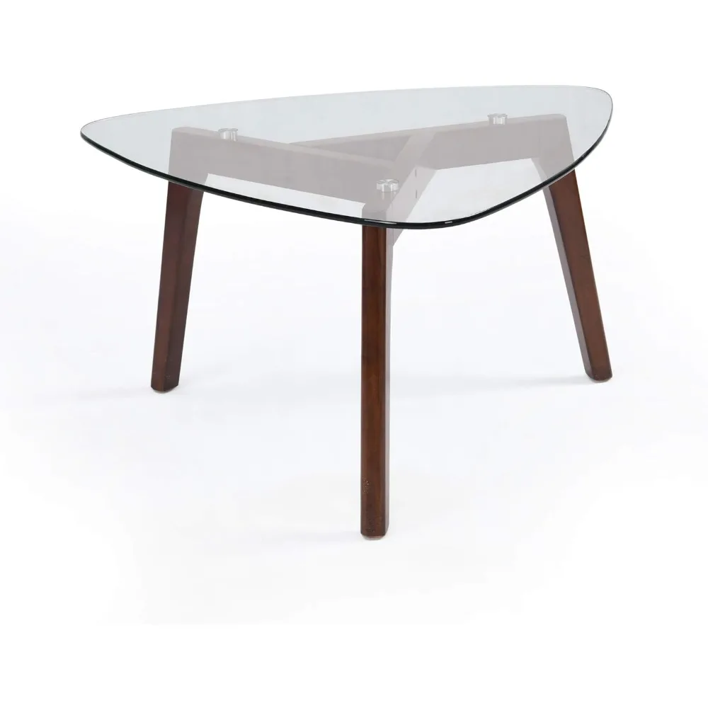 313920 Coffee Table, Walnut, 31.25D in x 32.6W in x 18H in mesas de centro para sala  coffee tables