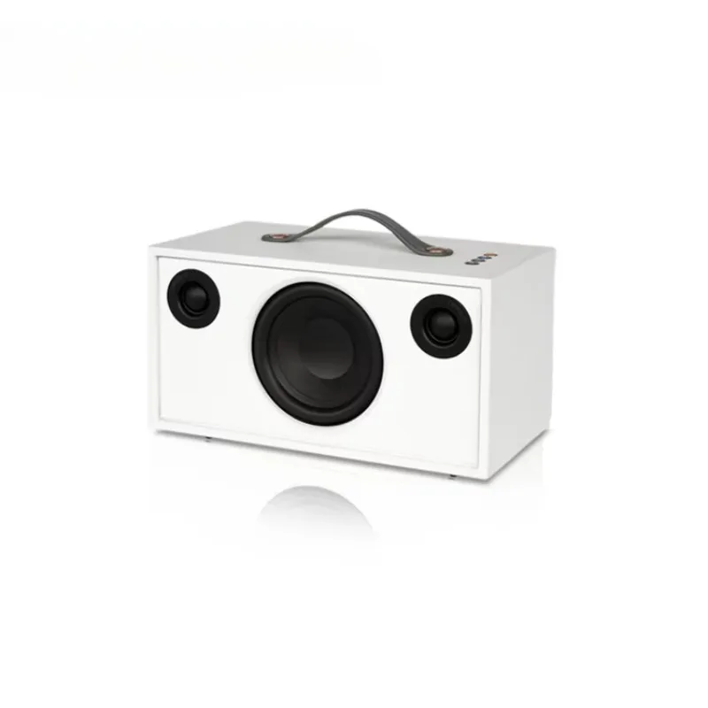 A5 active speaker system for the office, simple white exterior, portable speakers, face mask customizable