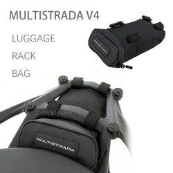 For Ducati Multistrada V4 S Luggage Rack Bag Rear Tool Bag Motorcycle Accessories For Multistrada V4 Pikes Peak Rally