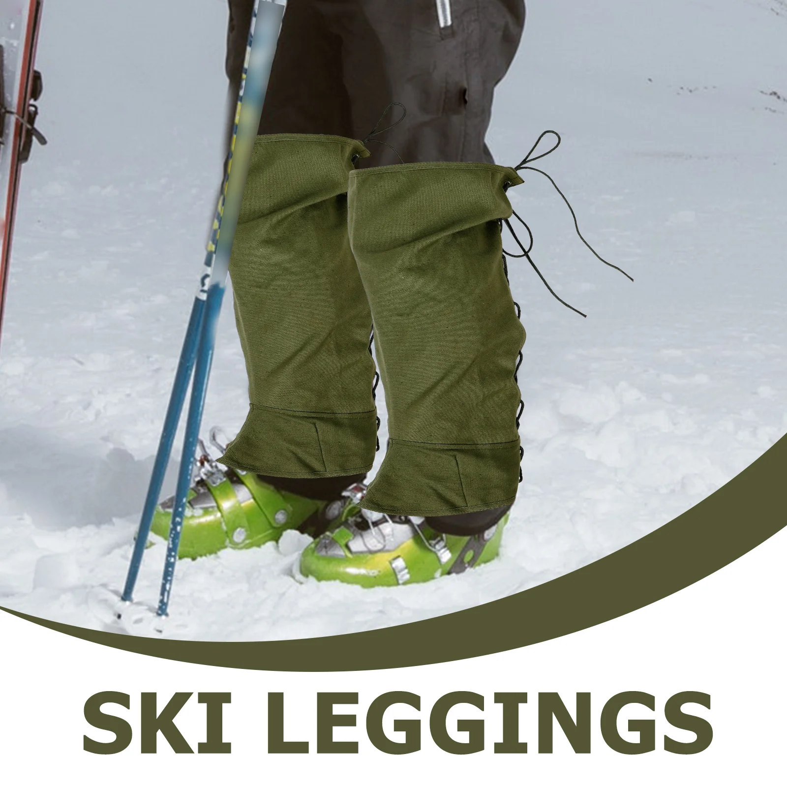 

1 Pair Waterproof Hiking For Men Women Outdoor Climbing Camping Snow Protection Leg Gaiters Durable Boot Gaiters For Hiking