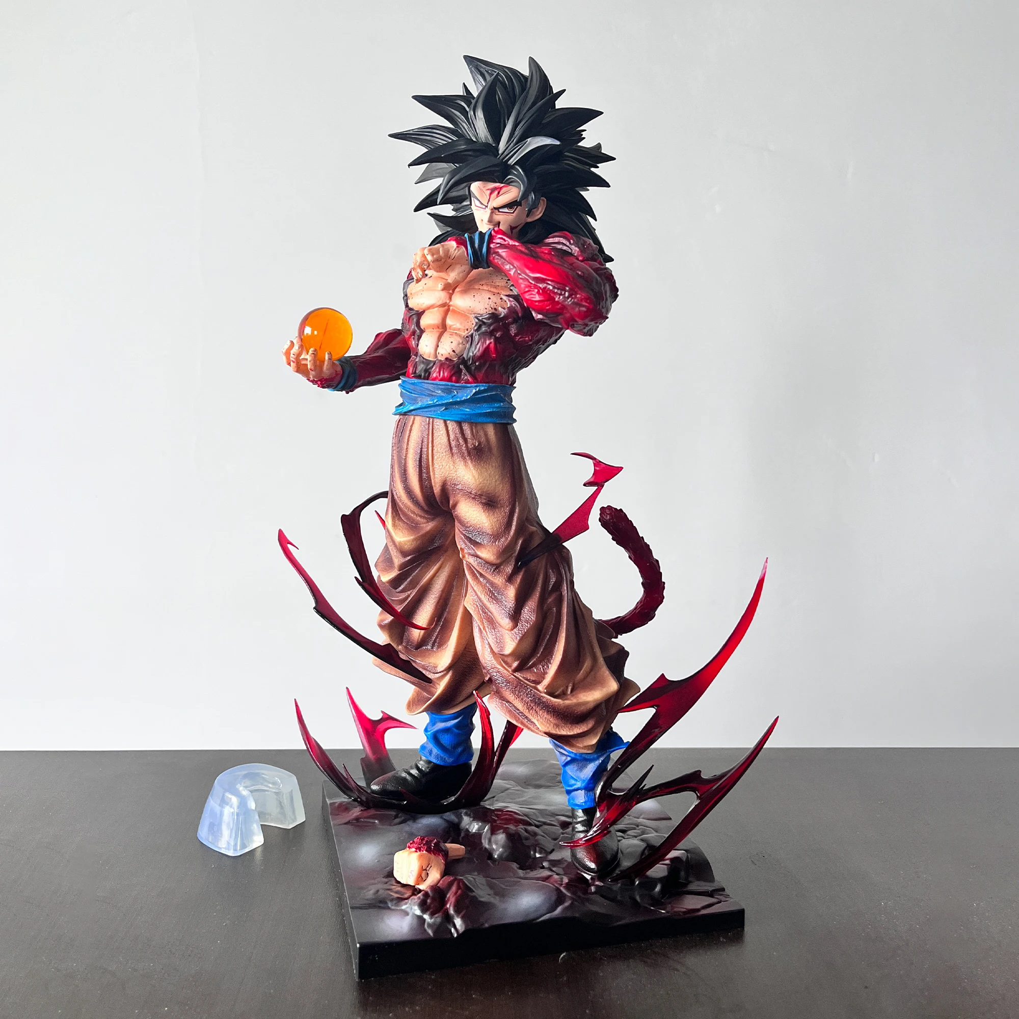 

Anime Dragon Ball Z Ssj4 Goku Figure Replaceable Hands Super Saiyan 4 Goku Pvc Action Figures Collection Model Toys Gifts