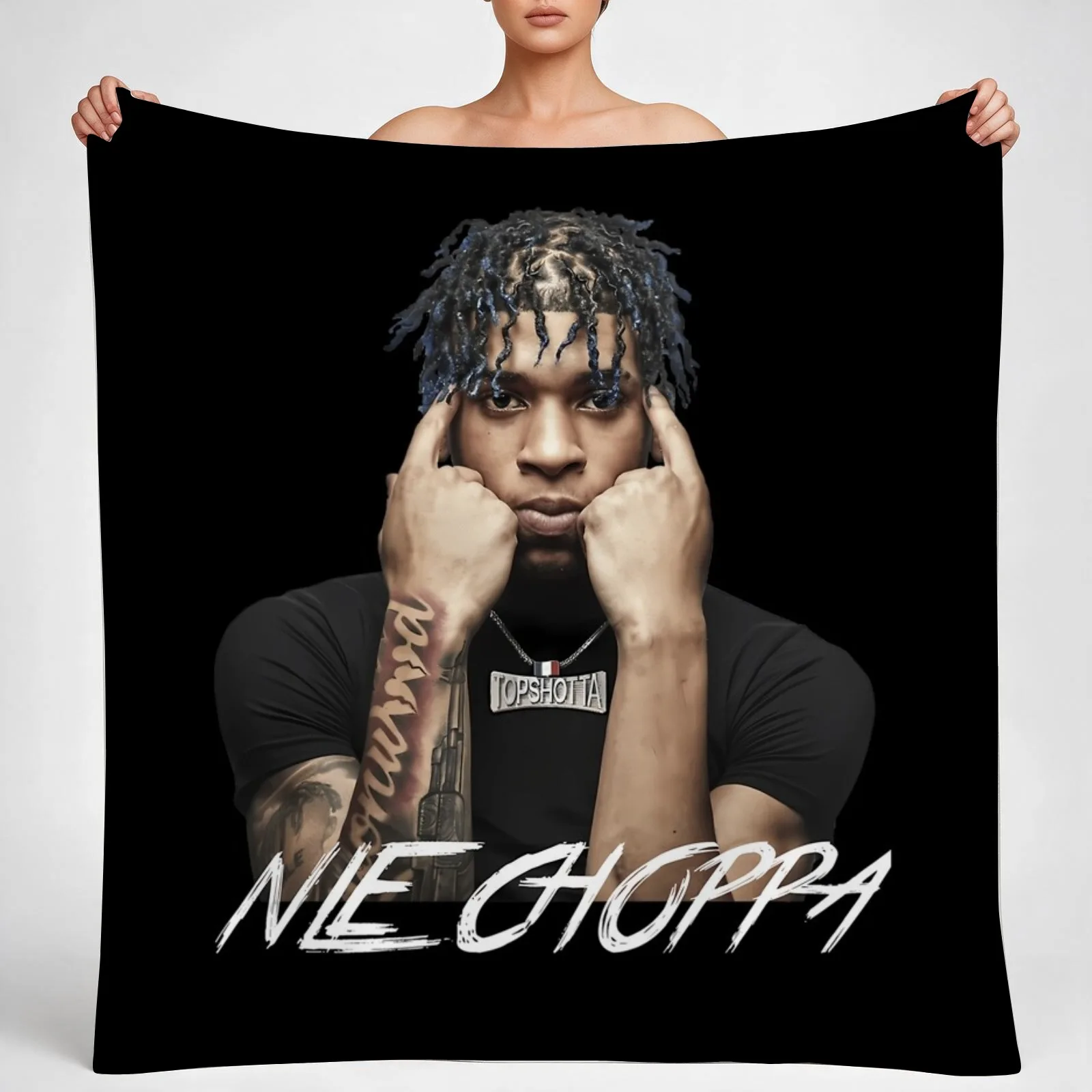 NLE It's Getting Hot - NLE Tour Throw Blanket couch cozy soft plush fuzzy picnic outdoor blanket