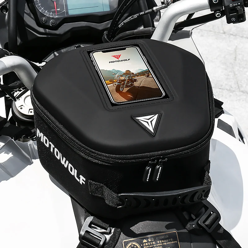 

Motowolf Motorcycle Universal Models Gas Oil Fuel Tank Bag Waterproof Backpack Motorcycle Saddle Bags