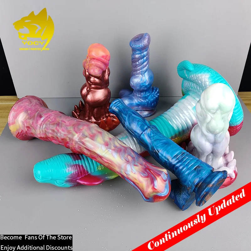 YOCY Limited Edition Animal Dildo Horse Wolf Subtleties Defective Style Sex Toy For Adult （Follower Enjoy Additional Discounts）