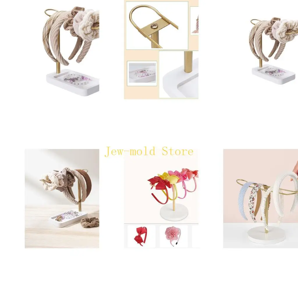 

C71B Modern Hairband Holder Easy Assembly Hair Accessories Rack Dorm Decoration