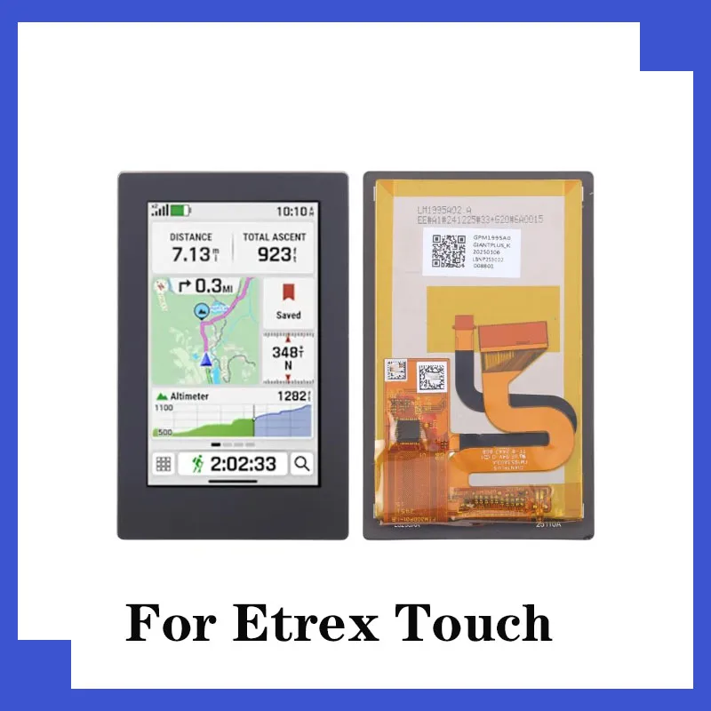 LCD Screen Display for GARMIN ETREX TOUCH Bicycle Speed Meter Screen Display Screen  Repair Replacement