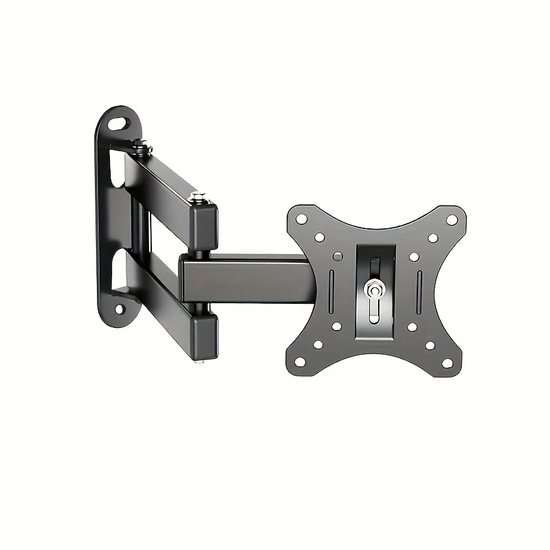 Full Motion TV Monitor Wall Mount Bracket Articulating Arms Swivel Tilt Extension Rotation for Most 10-32 Inch Flat Curved TVs