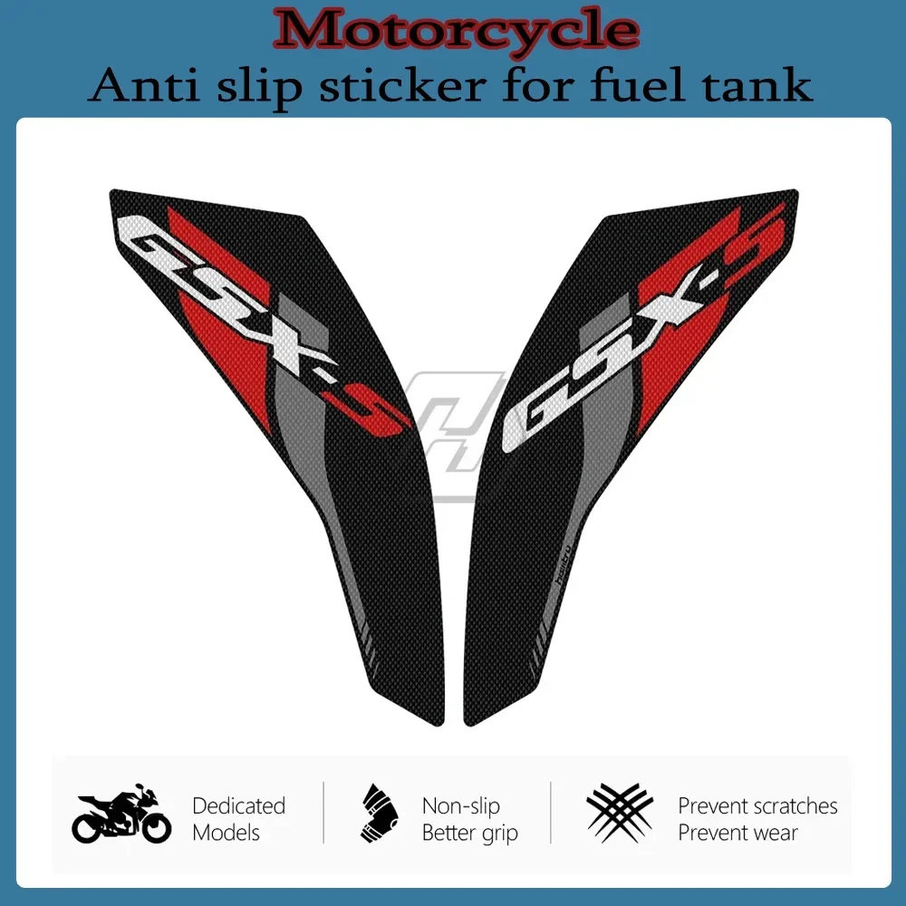 Motorcycle Side Tank Pad Protection Knee Grip Anti-slip sticker For SUZUKI GSX-S750 GSXS 750 Z 2017-2021