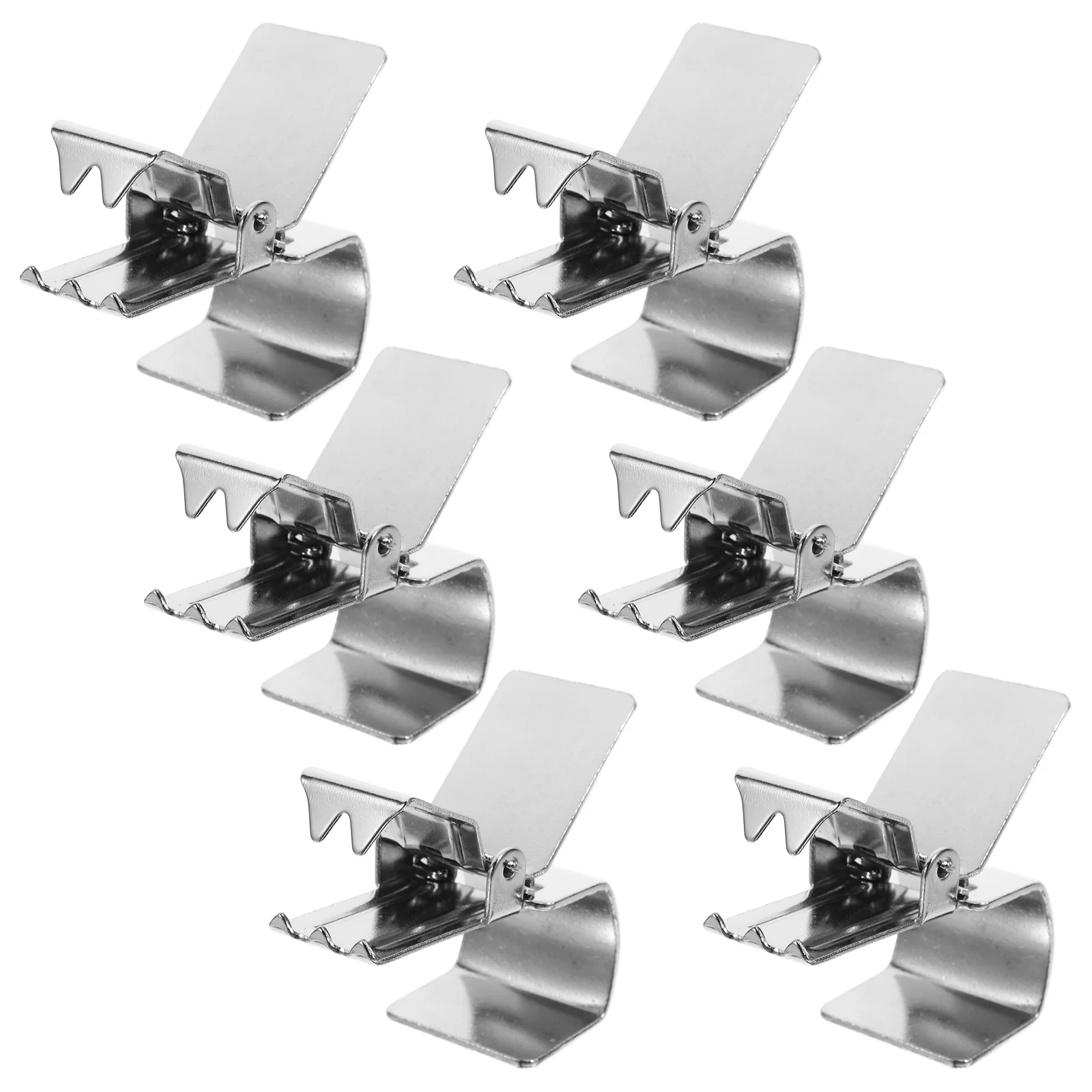 6pcs Rug Display Stainless Steel Clips Rug Clips Heavy Duty Hanging Clip Rug Holders Tapestry Holding Grippers for Store