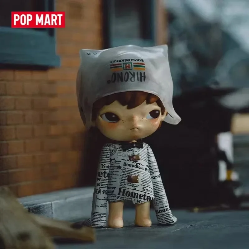 

POP MART Hirono Little Mischief Series: Оригинальные коллекционные фигурки-сюрпризы в закрытых коробках, милые игрушки-сюрпризы в пакетах, украшения для рабочего стола