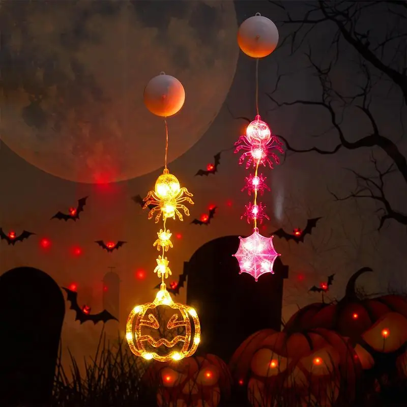 Lighted Halloween Window Decor LED Lights Indoor Decor For Halloween Energy Saving Decorative Tool For Bedroom Wall Door Balcony