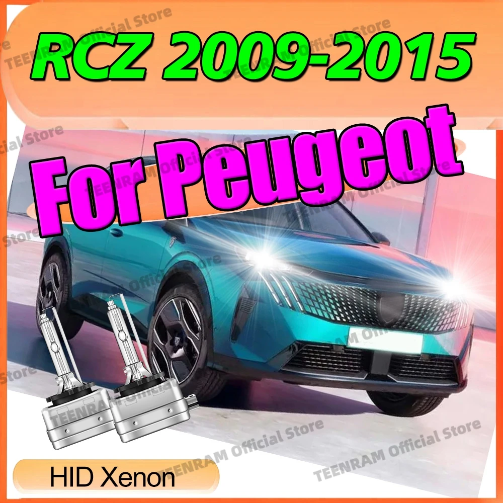 

2x D1S D1 лампы фар 6000K 8000K 10000K HID ксеноновые автомобильные фары 12 В постоянного тока для Peugeot RCZ 2009-2015 2010 2011 2012 2013 2014