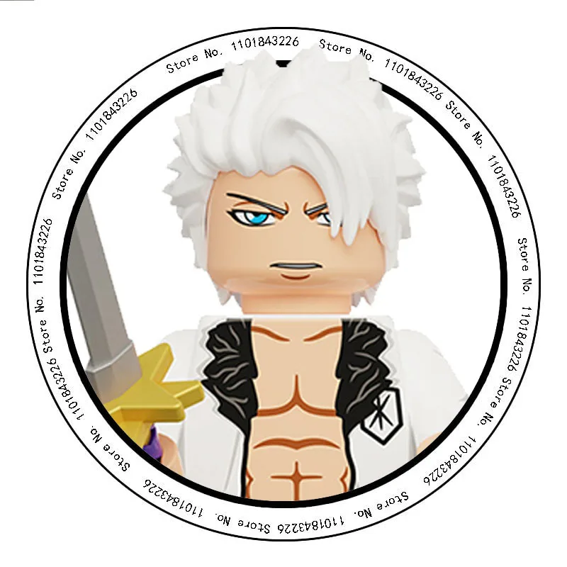 BLEACH-Jujutsu Kaisen Anime Blocos De Construção, Mini Figuras De Ação, Brinquedo Dos Desenhos Animados, Presente de Natal, Compatível com LoG