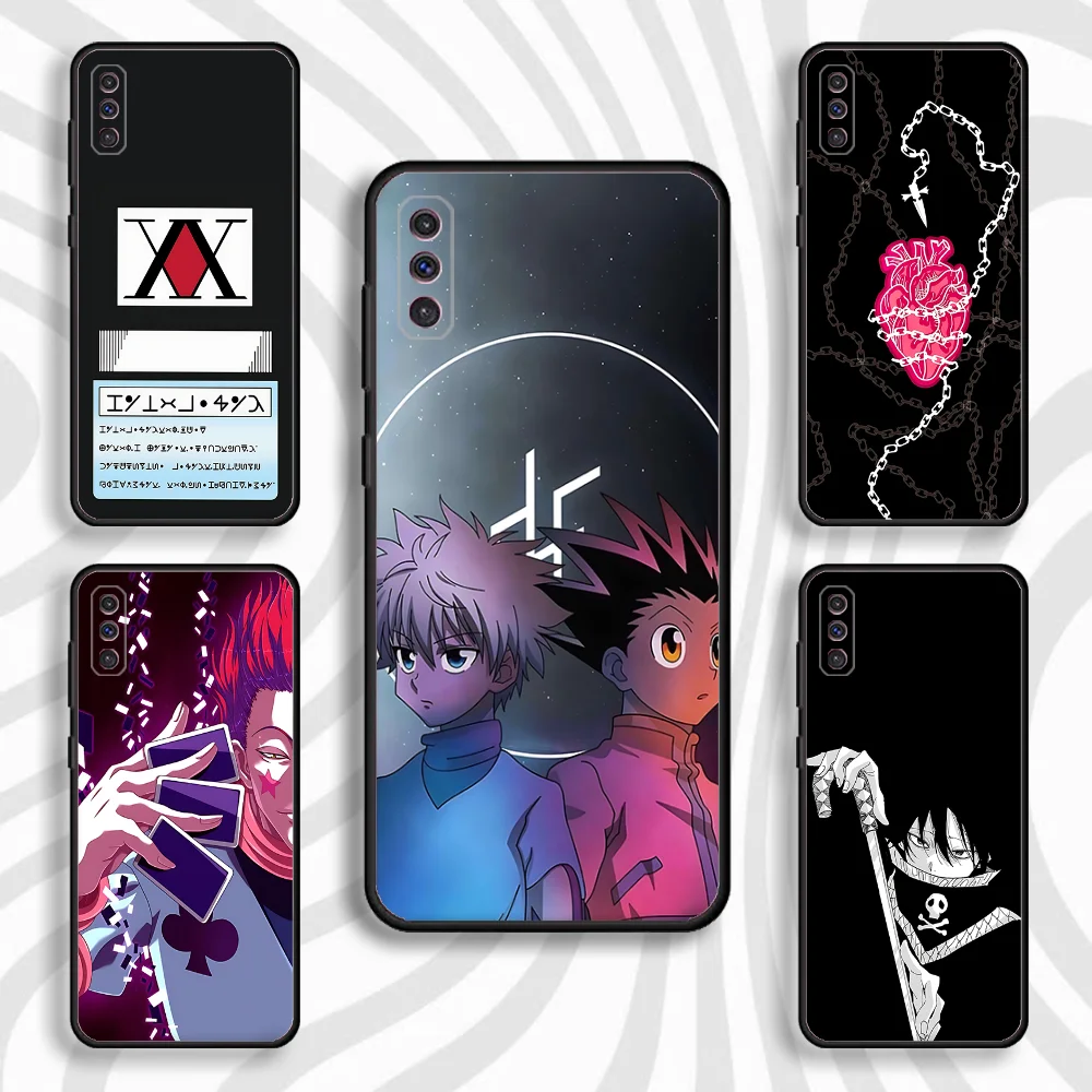 

HUNTER HUNTER Hot Anime Phone Case For Samsung S 25,24,23,22,30,21,10,9,Ultra,Plus,Lite,FE,4,5 G Black Soft Case
