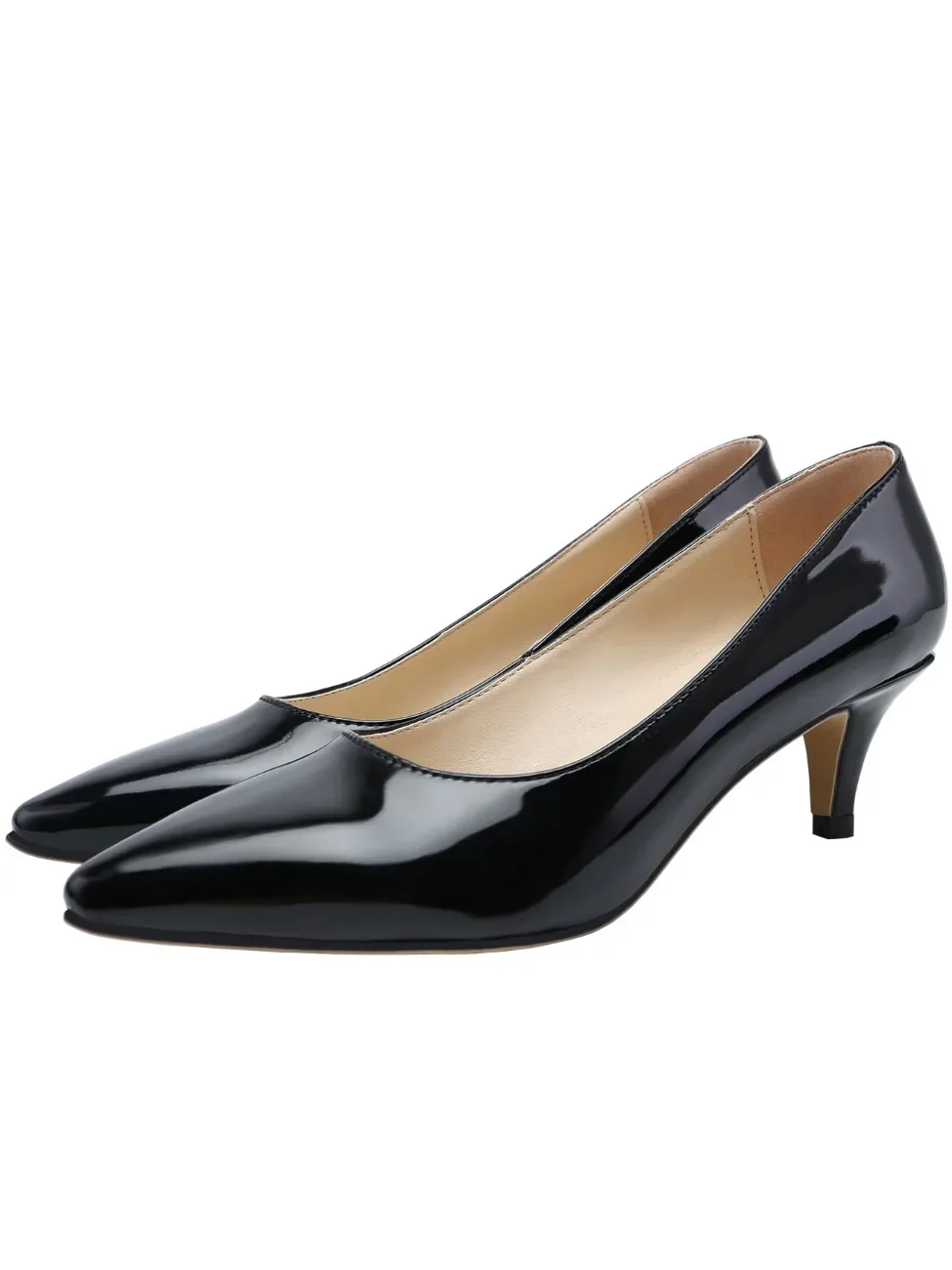 Escarpins en cuir pour femmes, style avocat, sexy, bouts pointus, 5cm, bas, simple, mince, talons hauts, robe de marque, travail de bureau, chaussures de mariage, printemps