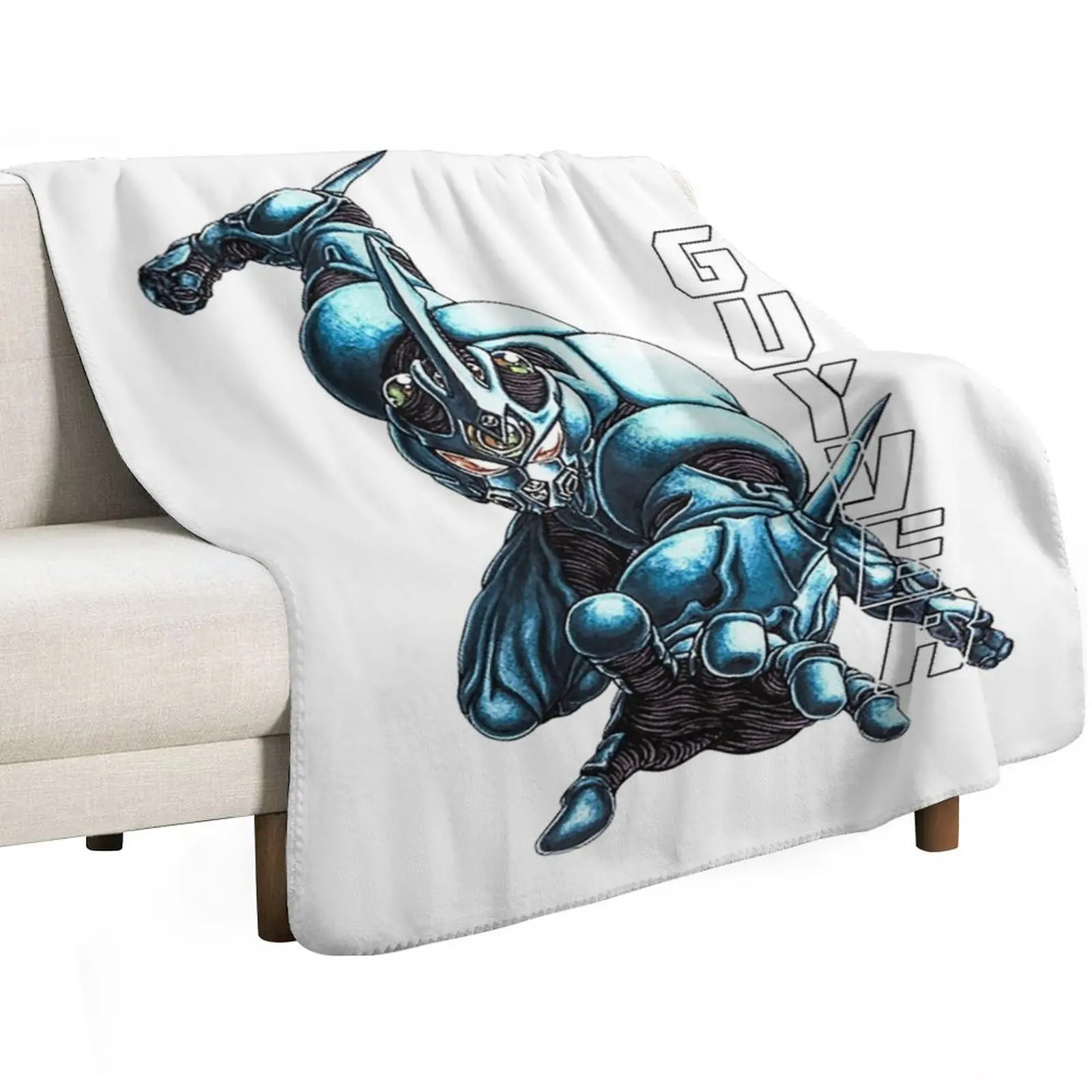 Guyver T-ShirtBioboosted and ready Throw Blanket Cute Plaid For Sofa Thin Multi-Purpose Sofa Throw Furrys for babies Blankets