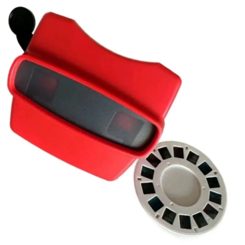 ABBO-Children' S Gift 3D Education Viewing Machine Luminous Unicorn Mini Theater Viewmaster Viewer Big Game