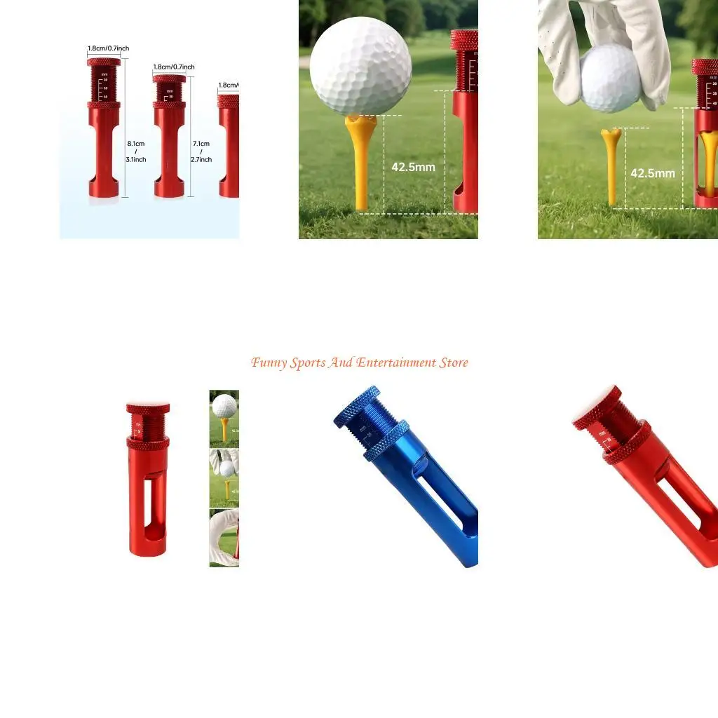 

C4DE футболки для гольфа с регулятором высоты, прецизионные футболки для установки высоты, футболки для гольфа, измеритель для и