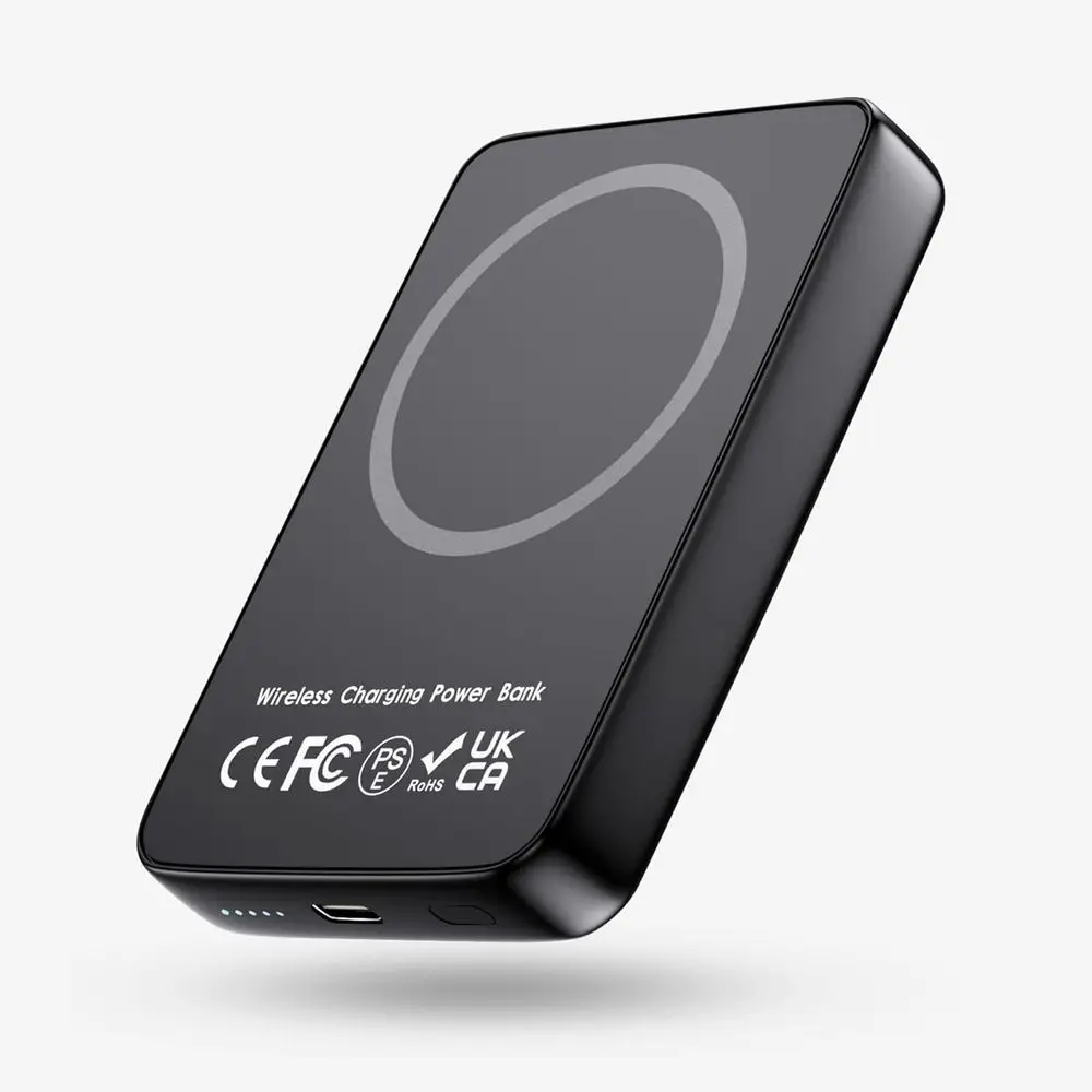 

10000mAh Magnetic Wireless Charger, 15W MagSafe-Compatible, 22.5W USB-C Portable Power Bank